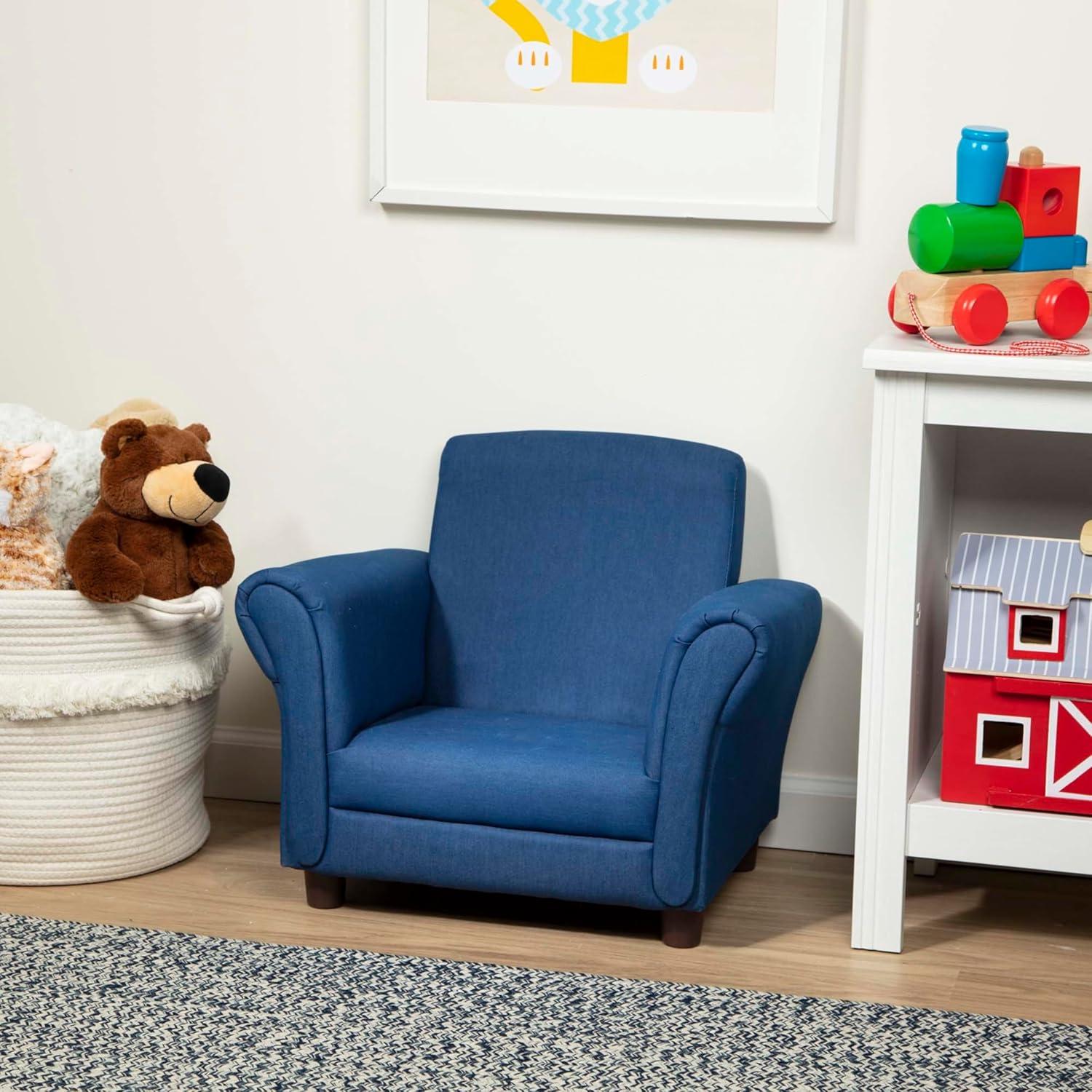 Kids 7.5'' Club Chair Chair and Ottoman