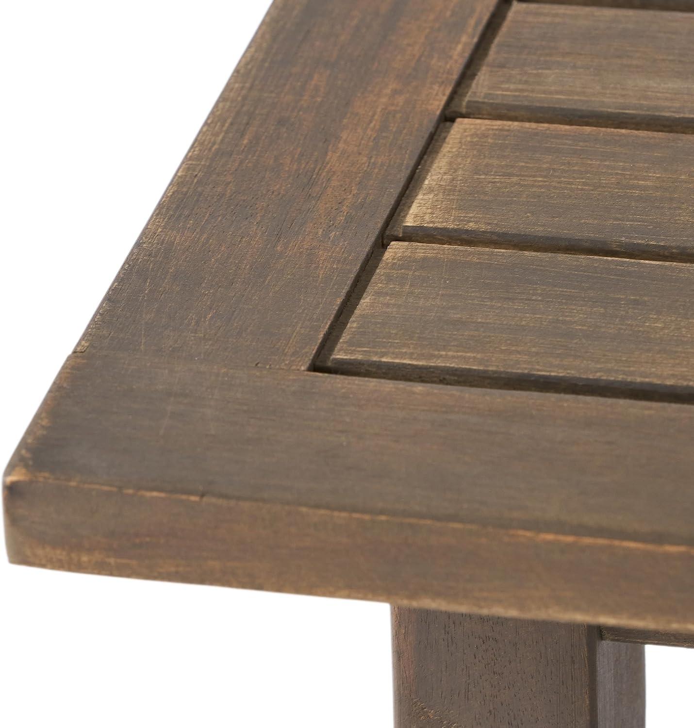 Selma Acacia Accent Table - Christopher Knight Home