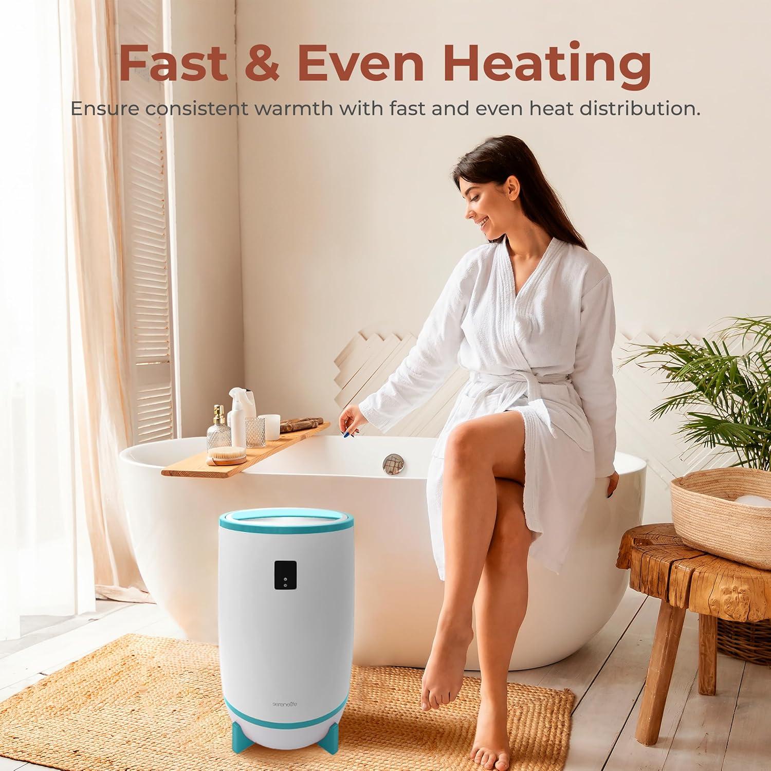 SereneLife Single Touch Electric Towel Warmer