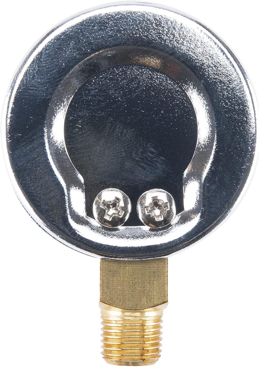 Performance Tool W10055 0-200 PSI Air Gauge for Air Tank Accessory