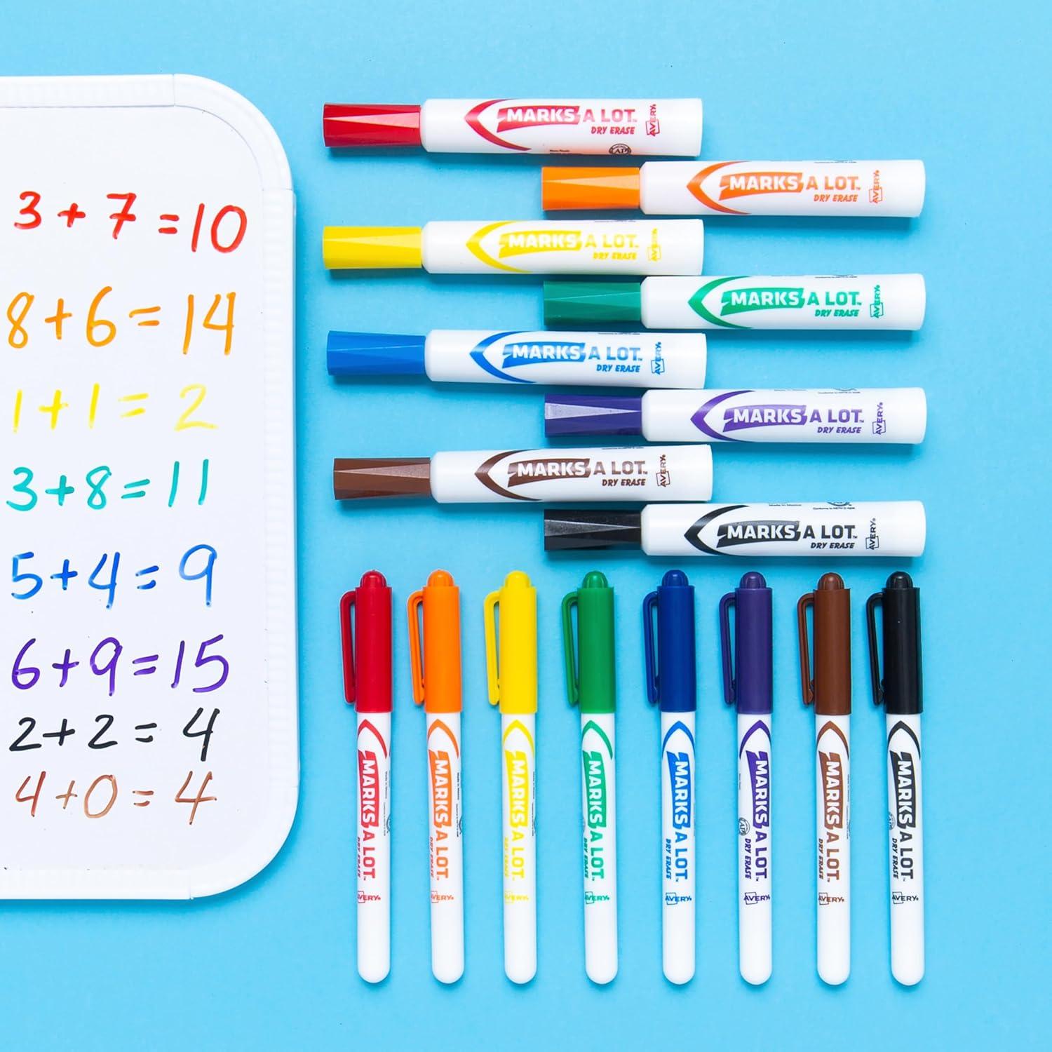 Avery Marks-A-Lot Desk-Style Dry Erase Marker Chisel Tip Black 36/Pack 98207