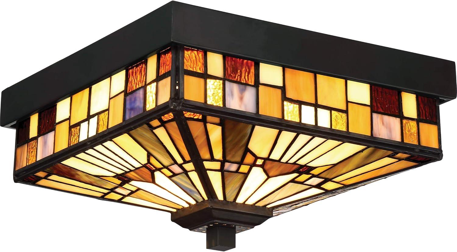 Quoizel Lighting Inglenook 2 - Light Flush Mount in  Valiant Bronze