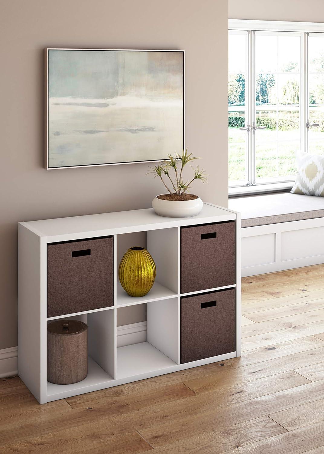 30'' H x 43.82'' W Decorative Cube Bookcase
