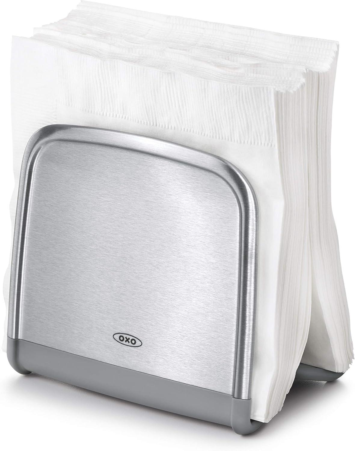 OXO Good Grips Neat Napkin Holder, Stainless Steel
