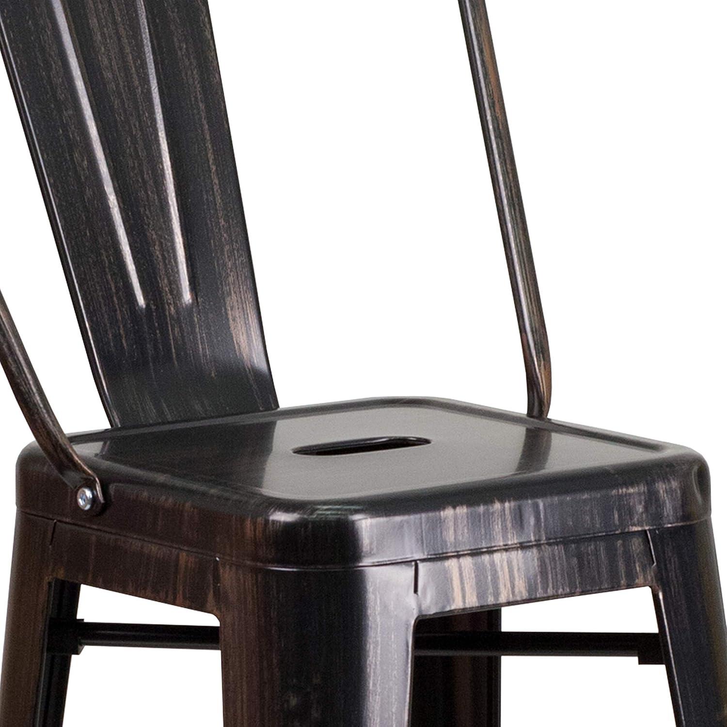 Flash Furniture Metal Outdoor Stool
