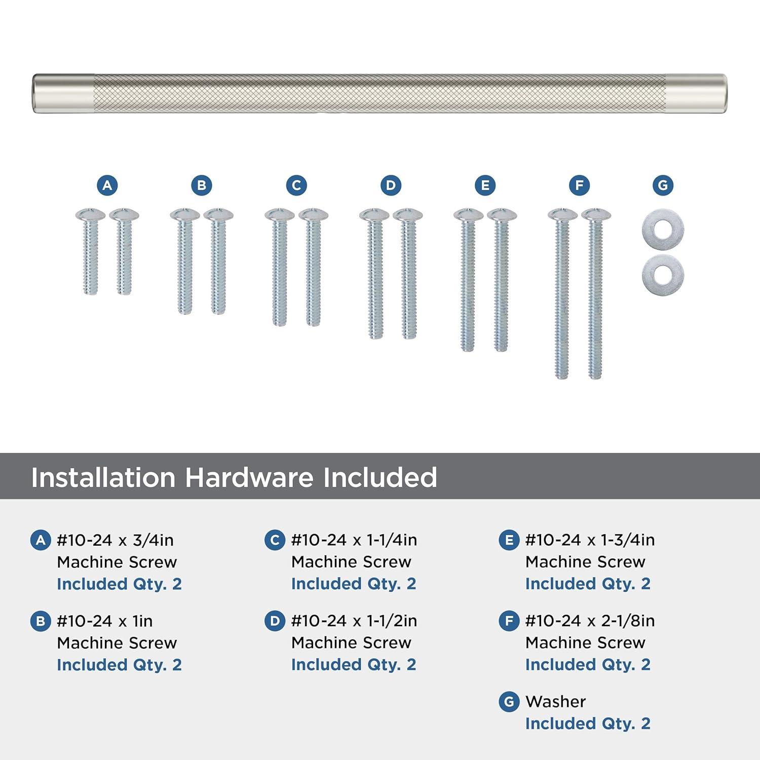 Amerock Bronx 12 inch (305mm) Center-to-Center Polished Nickel Appliance Pull