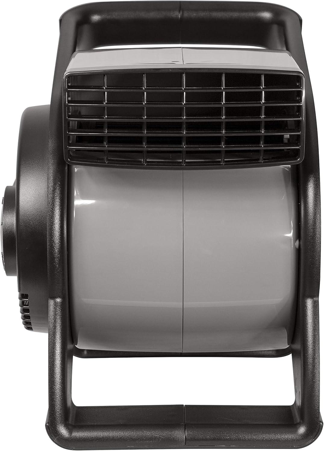 Air King 11" 3-Speed Commercial Grade Pivoting Blower Floor Fan with Outlets, Black, 9550, New