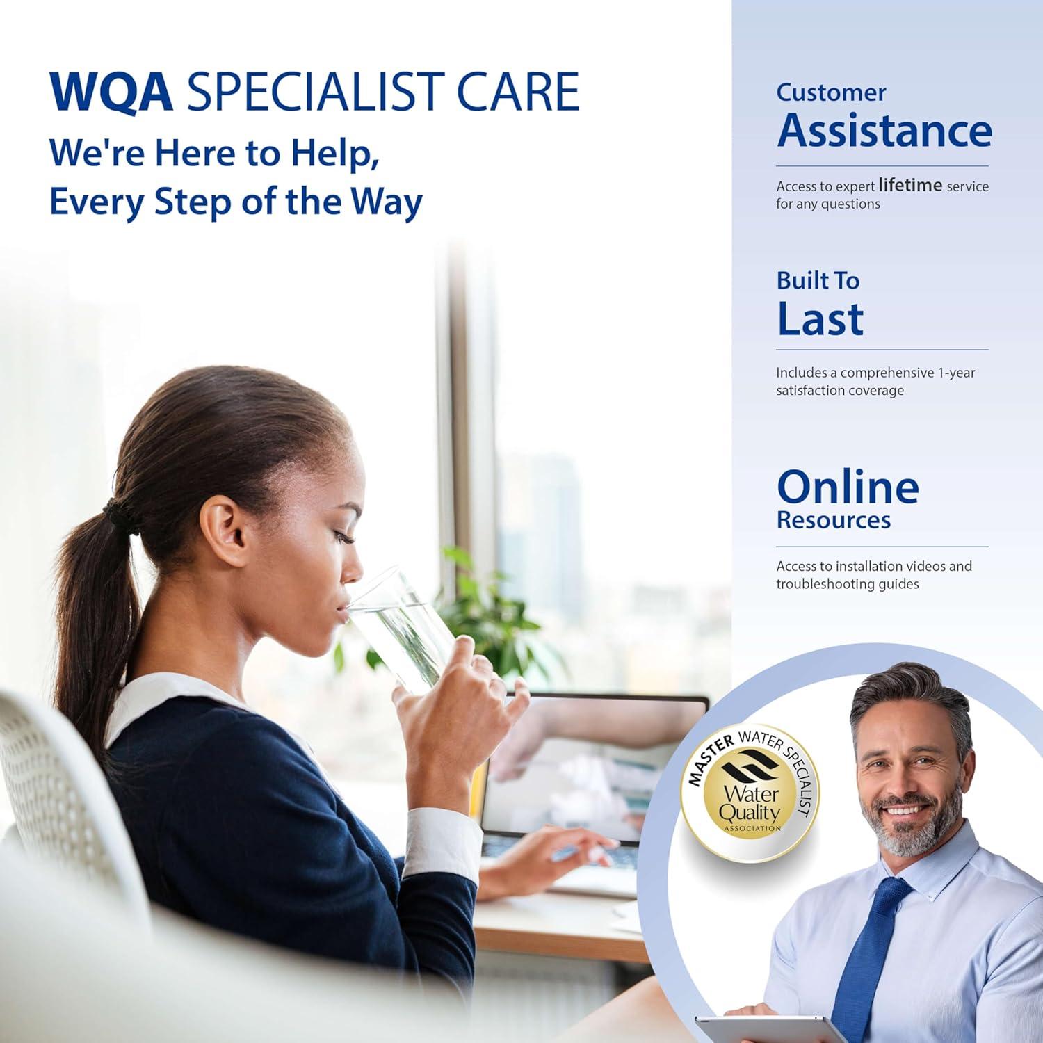 APEC Water Systems ROES-50 Essence Series Top Tier 5-Stage WQA Certified Ultra Safe Reverse Osmosis Drinking Water Filter System with Extra High Capacity Pre-Filter Set Stage 1-3 RO Value Bundle