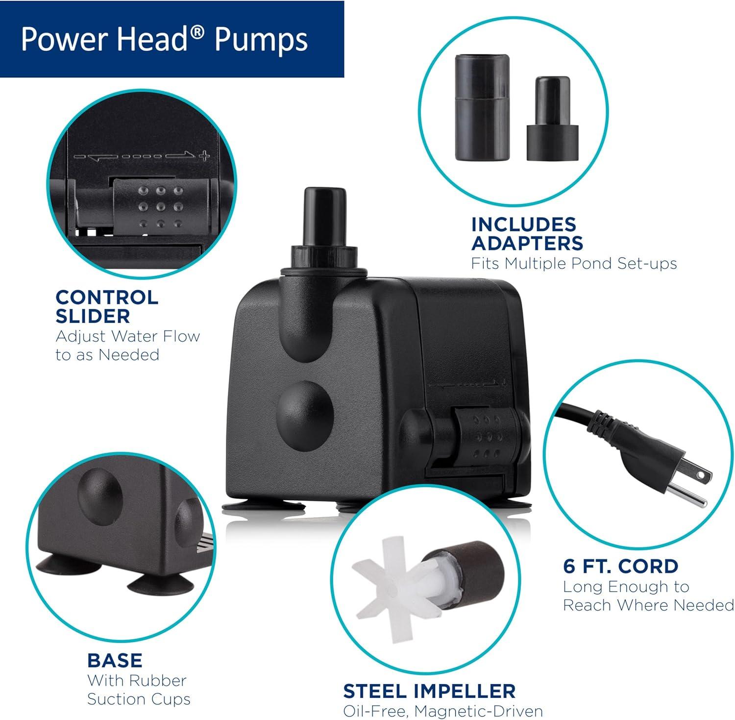 Black Electric Submersible Water Pump for Fountains