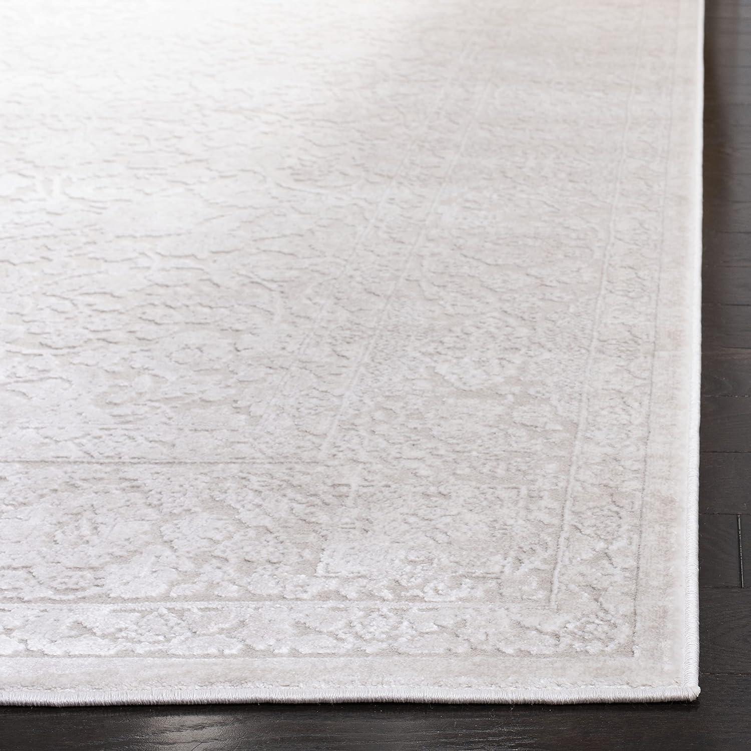 Reflection RFT667 Power Loomed Area Rug - Creme/Ivory - 4'x6' - Safavieh.