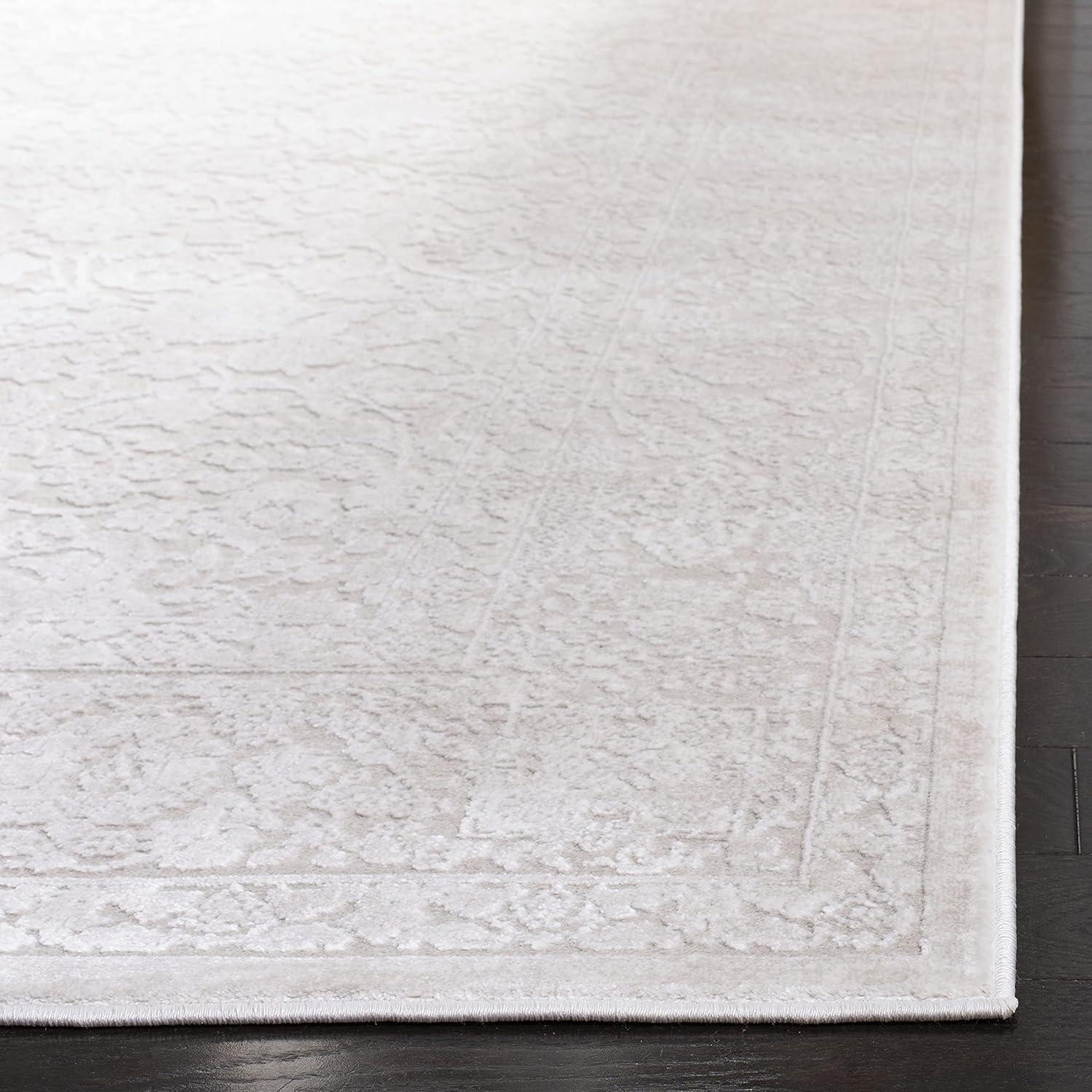 Reflection RFT667 Power Loomed Area Rug - Creme/Ivory - 4'x6' - Safavieh.
