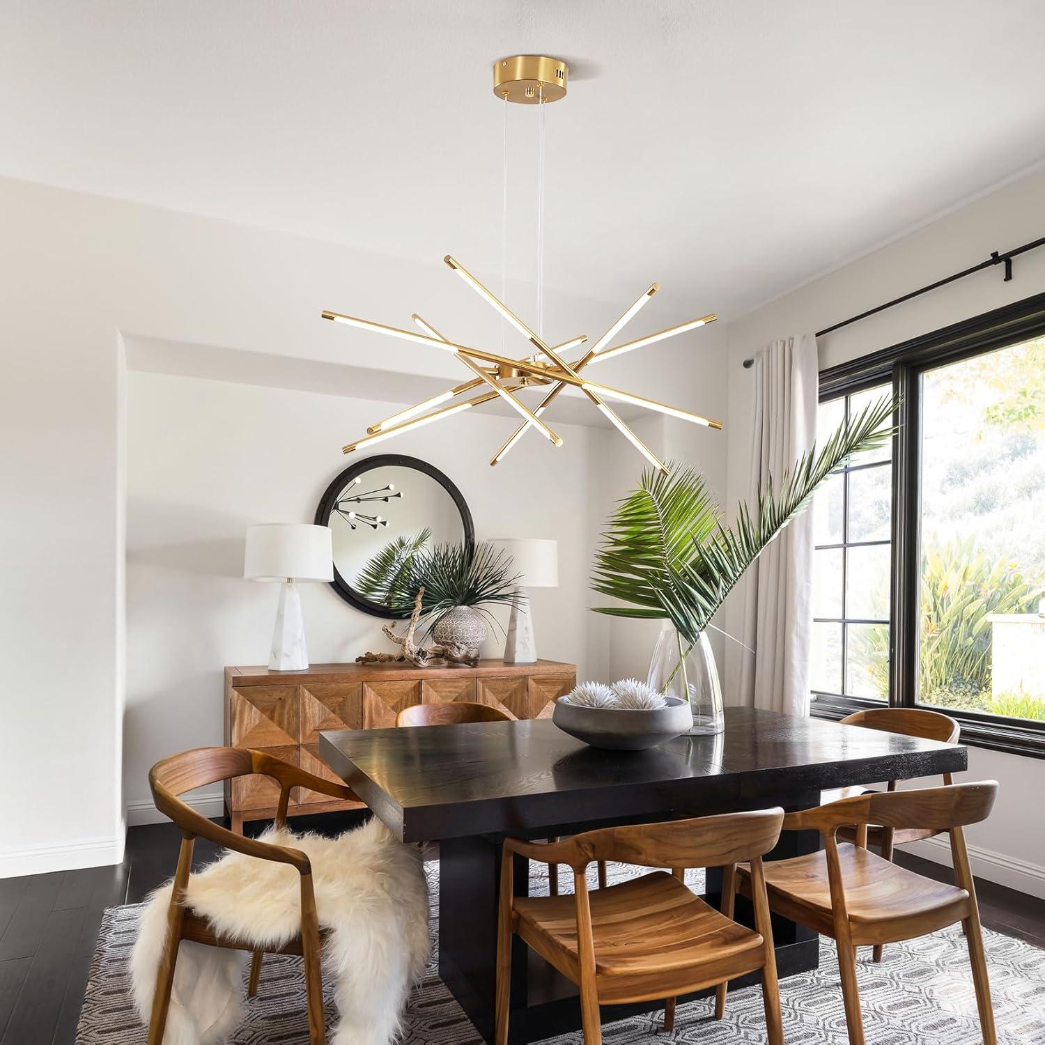 Mahonia 12 - Light Linear Chandelier