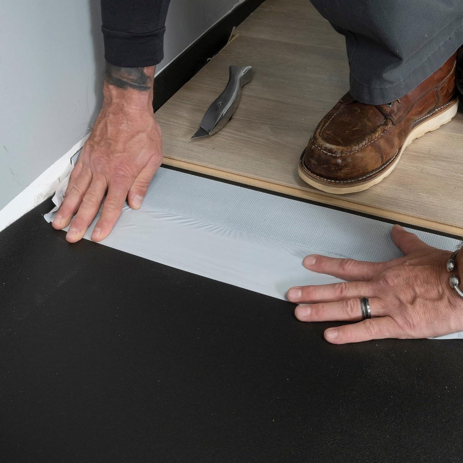 QEP ROBERTS Black Jack Underlayment - 100 sq. ft. Roll - 43" x 28' x 2.5 mm