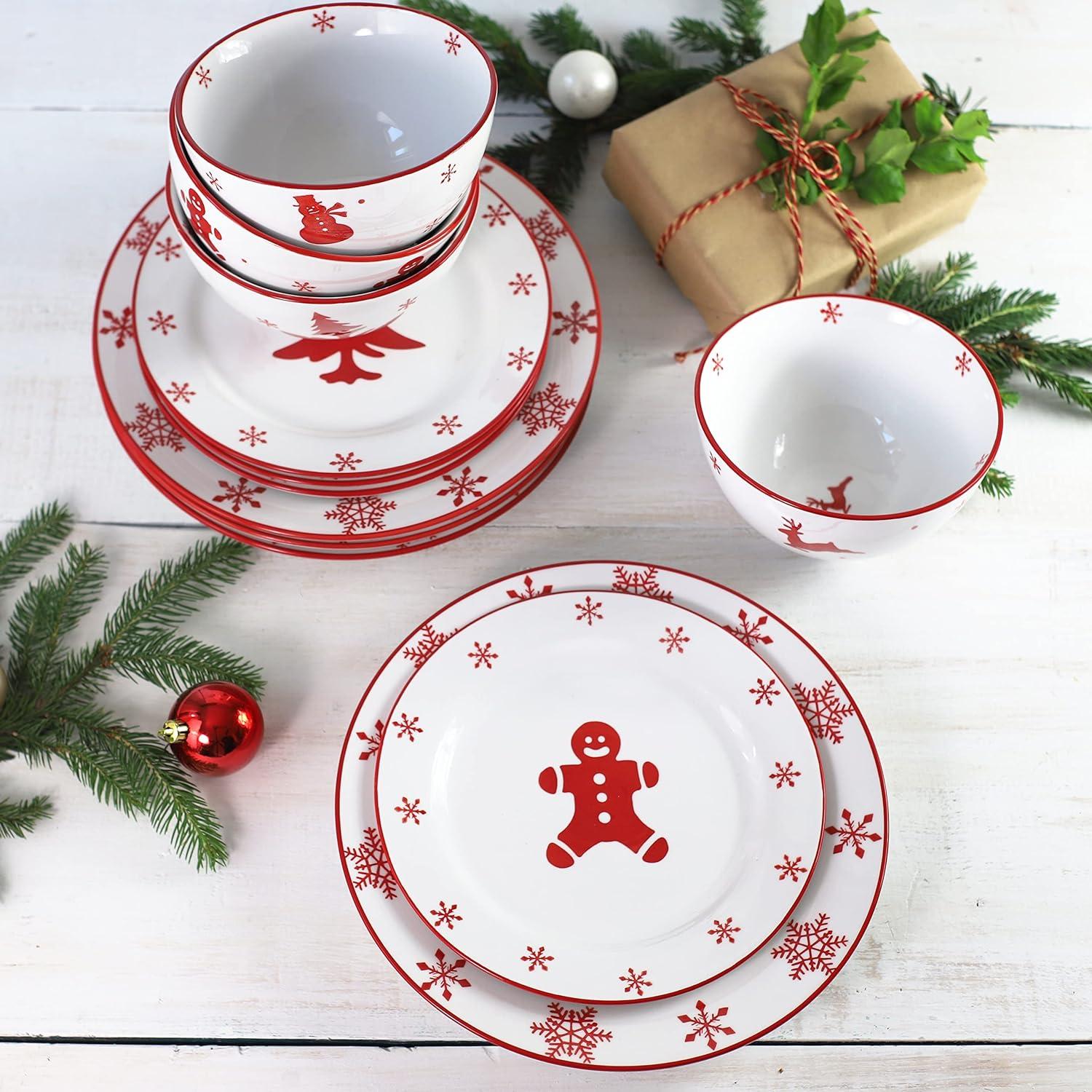 Winterfest 12 Piece Dinnerware Set