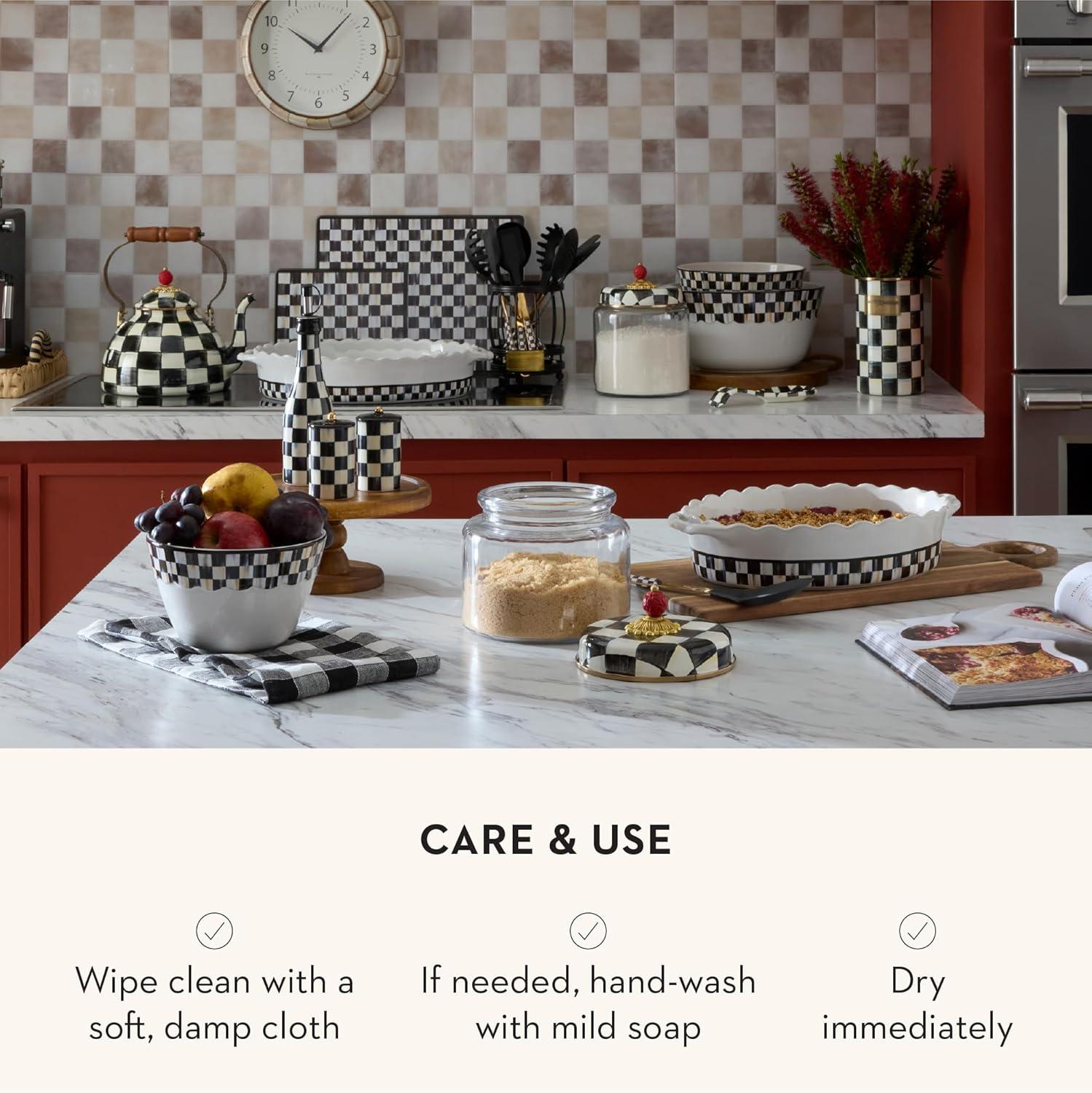 MacKenzie-Childs Courtly Check® Kitchen Canister