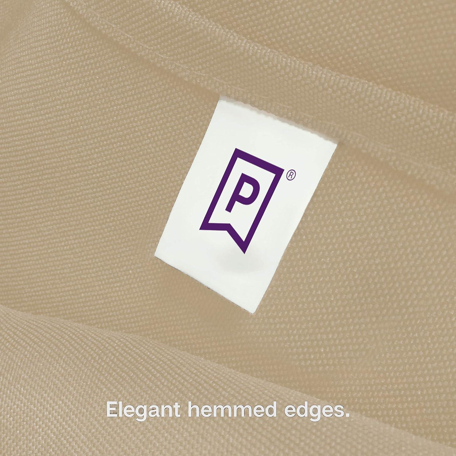 Gee Di Moda Cloth Napkins - 17 x 17 Inch - Heavy Duty Washable Polyester - Set of 12 - Beige