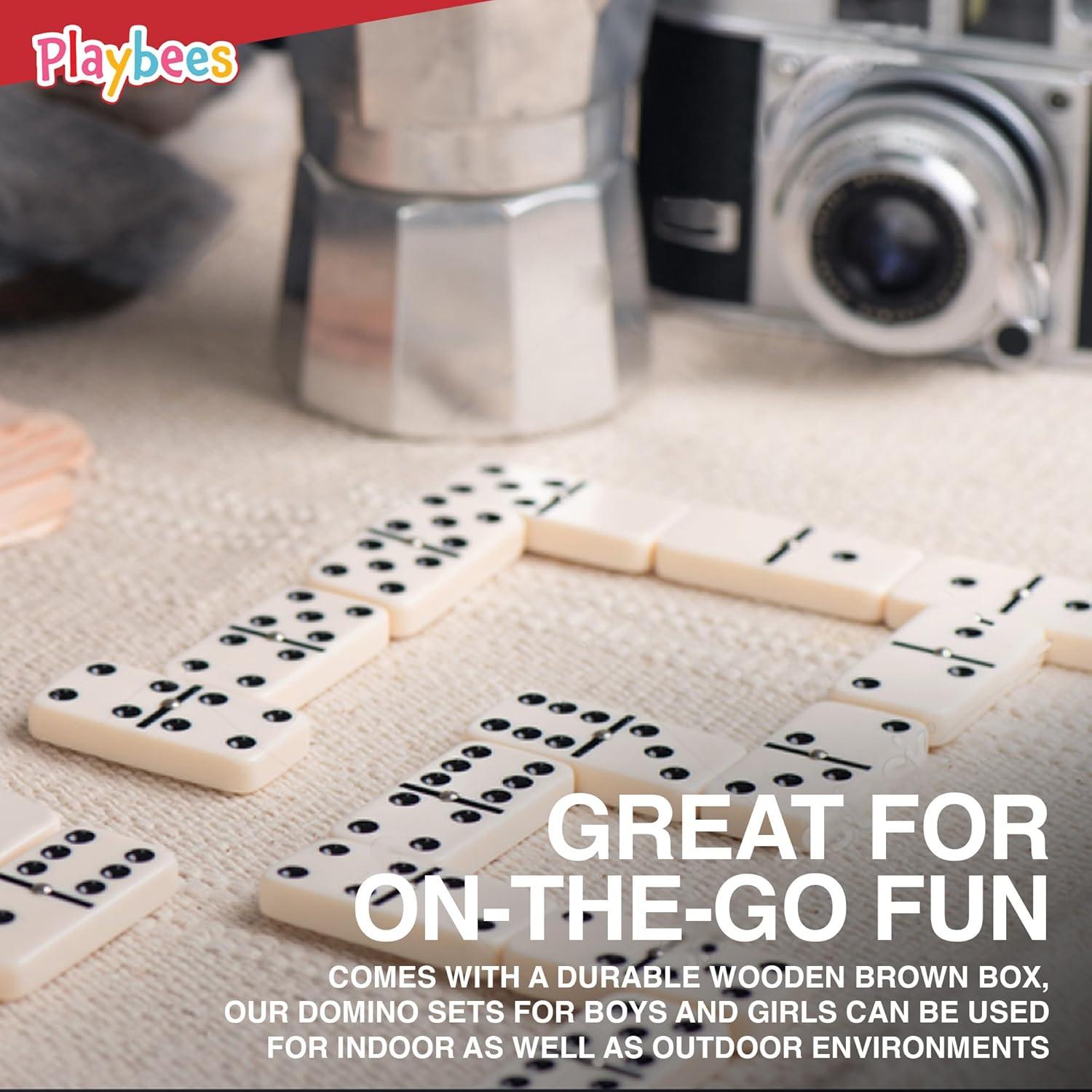 Playbees Small Domino Set – Compact Fun for All Ages