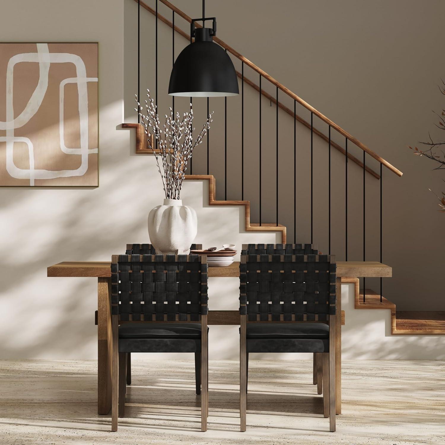 Nathan James Upholstered Stool