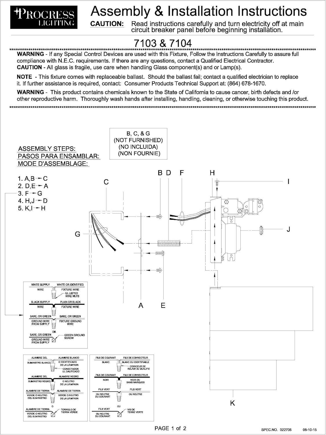 Progress Lighting Travera 1-Light Wall Sconce, White Finish, Metal Shade