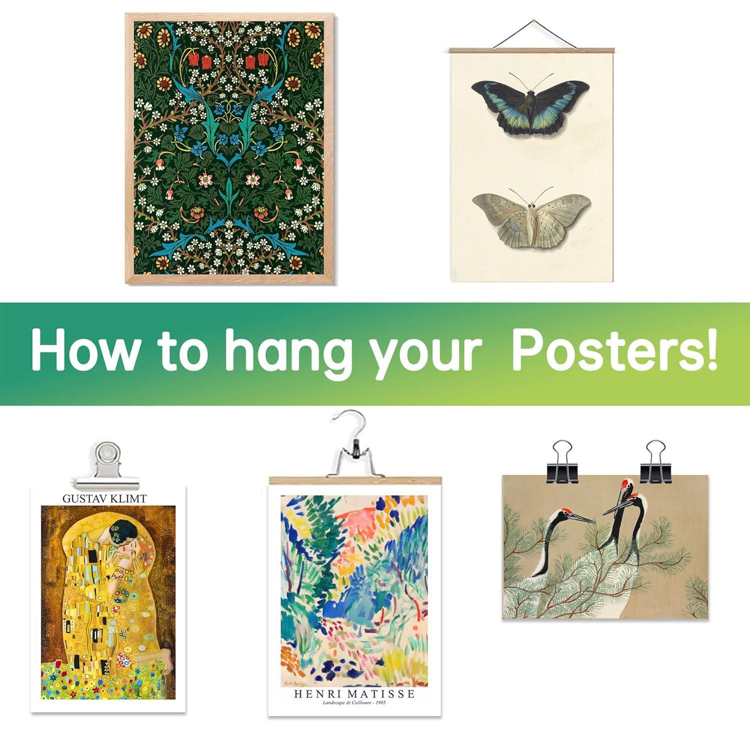 Colorful Boho Eclectic Wall Art Prints Set