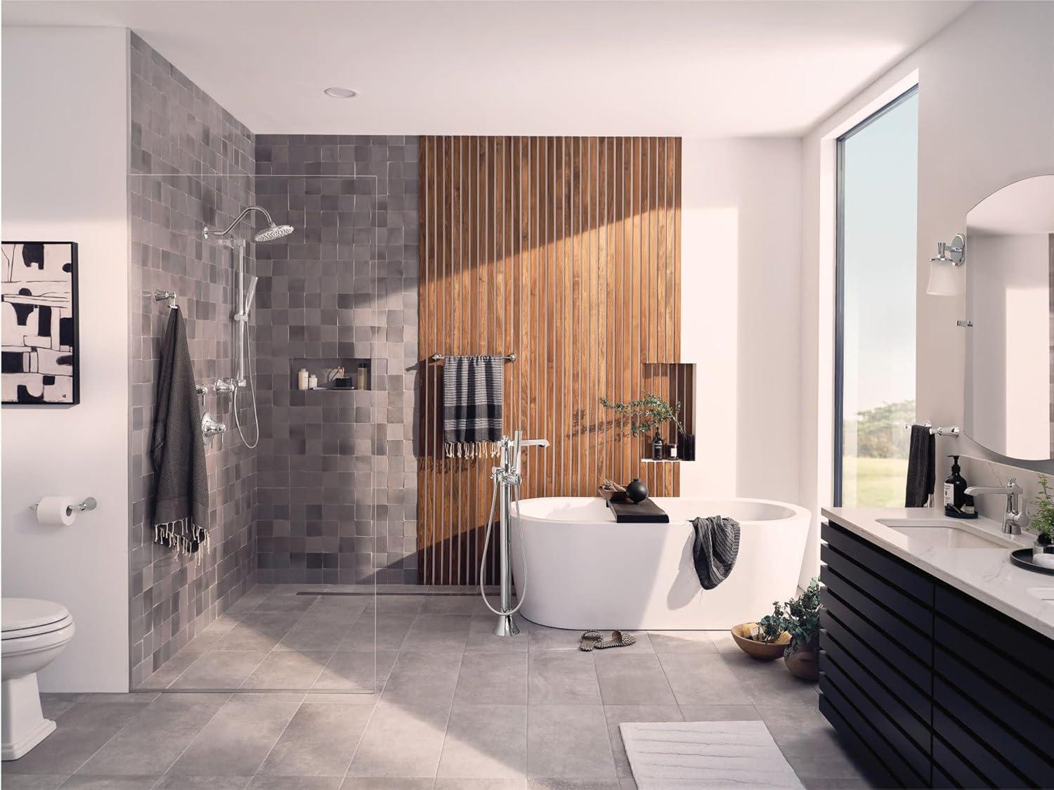 Flara Single Hole Bathroom Faucet with Drain Assembly