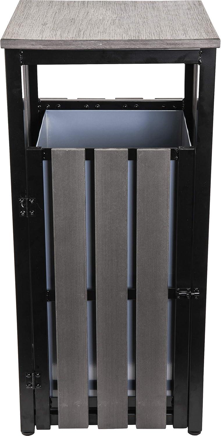 Plastic Open Trash Can - 10 Gallons