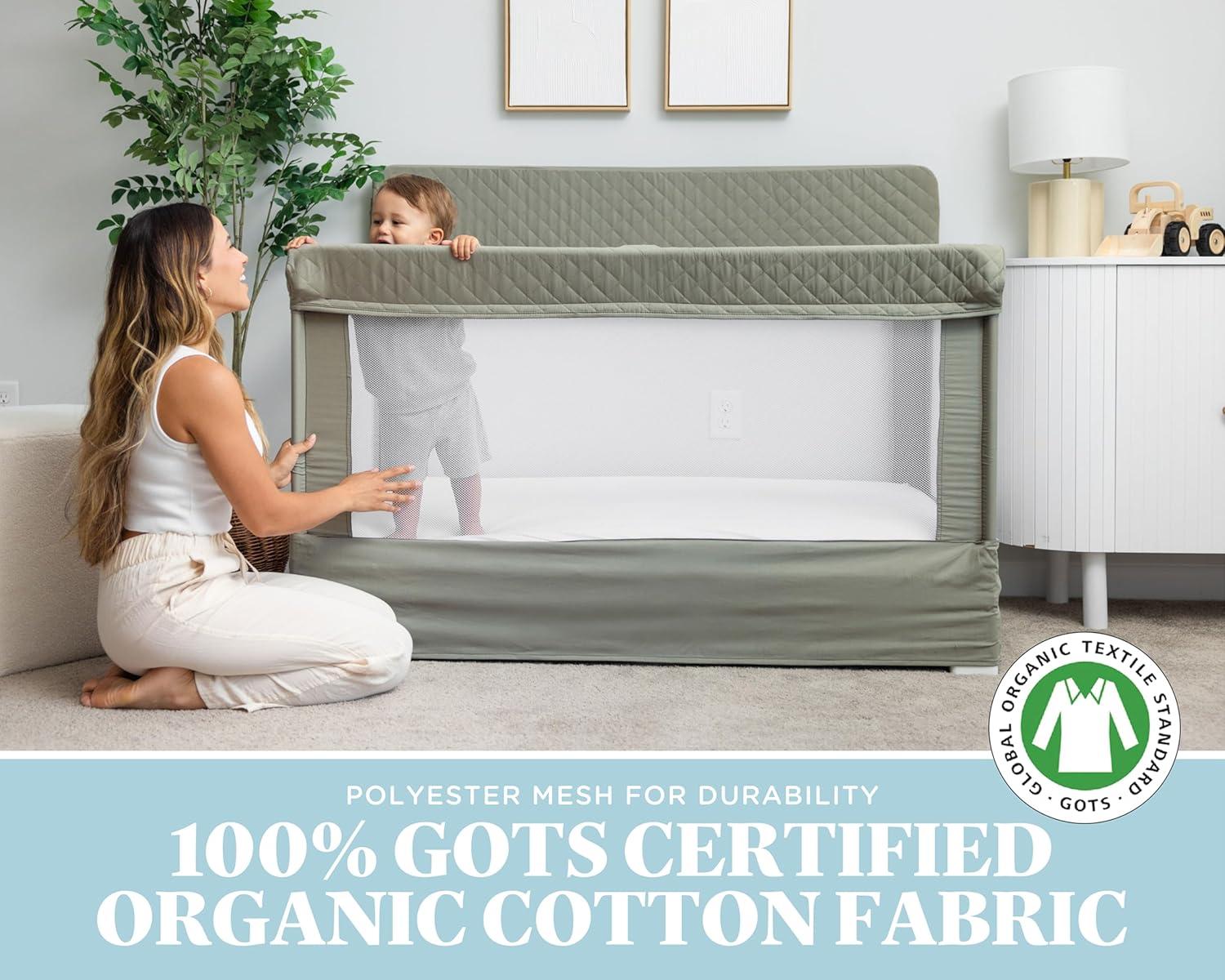 Baby Delight Lunaire Organic Crib - Sage