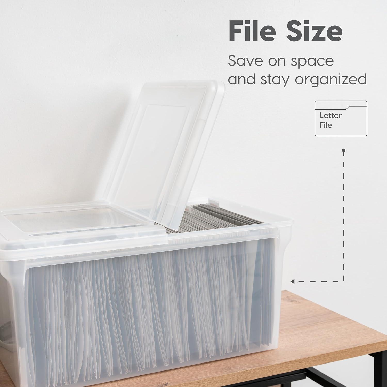 Letter Size File Box Storage