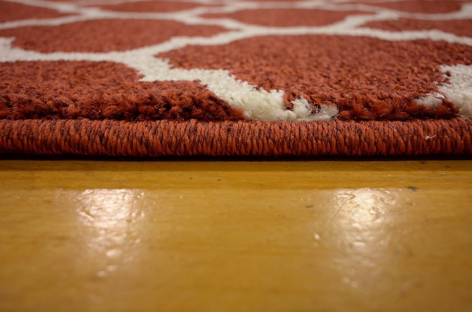 Trellis Philadelphia Red/Beige 2' 7 x 10' 0 Runner Rug