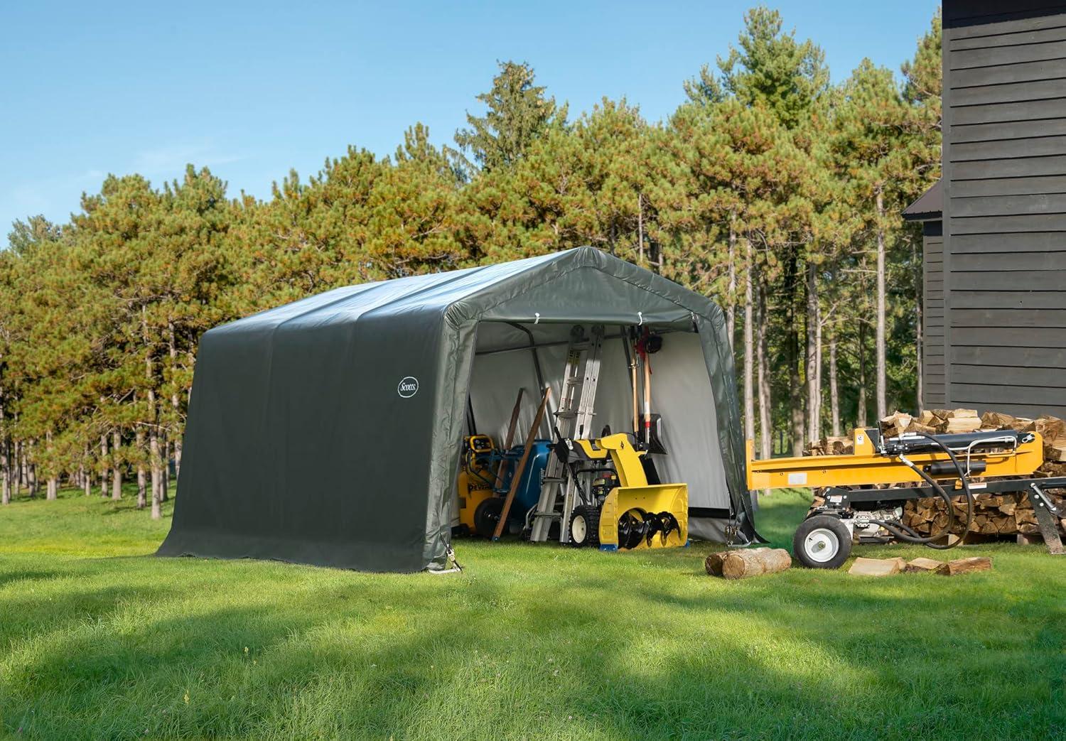 Scotts Storage Shed 10 x 15 x 8 Green Peak