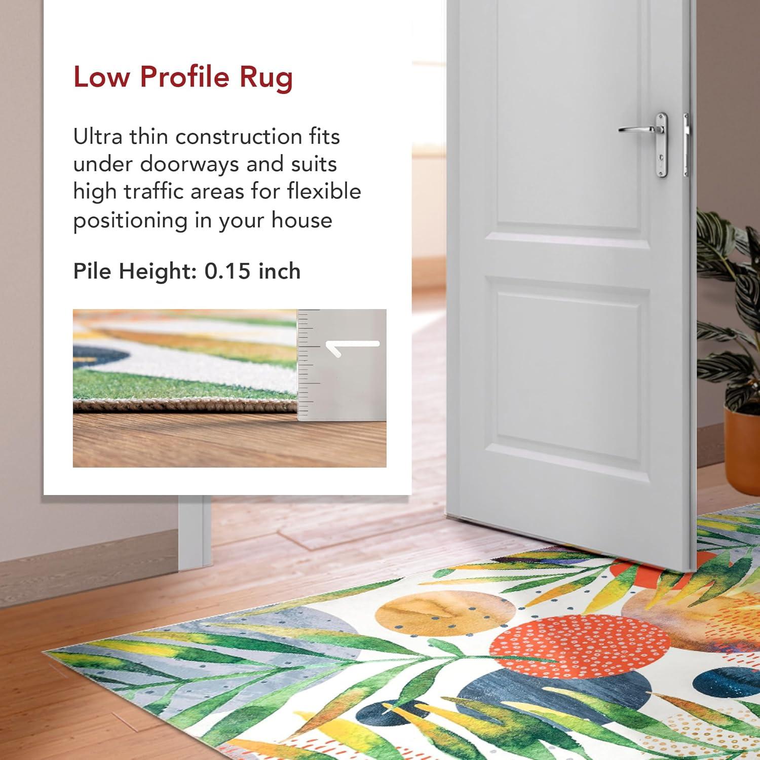 Nuloom Amelia Machine Washable Tropical Indoor Area Rug