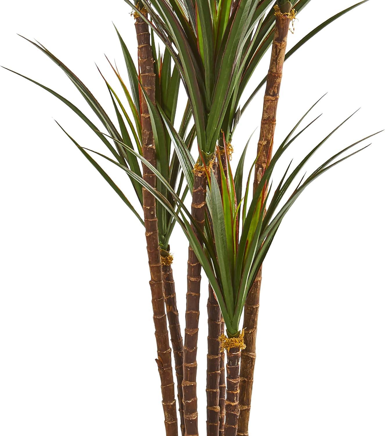 Nearly Natural 6ft. Giant Yucca Artificial Tree in Decorative Planter UV Resistant (Indoor/Outdoor)