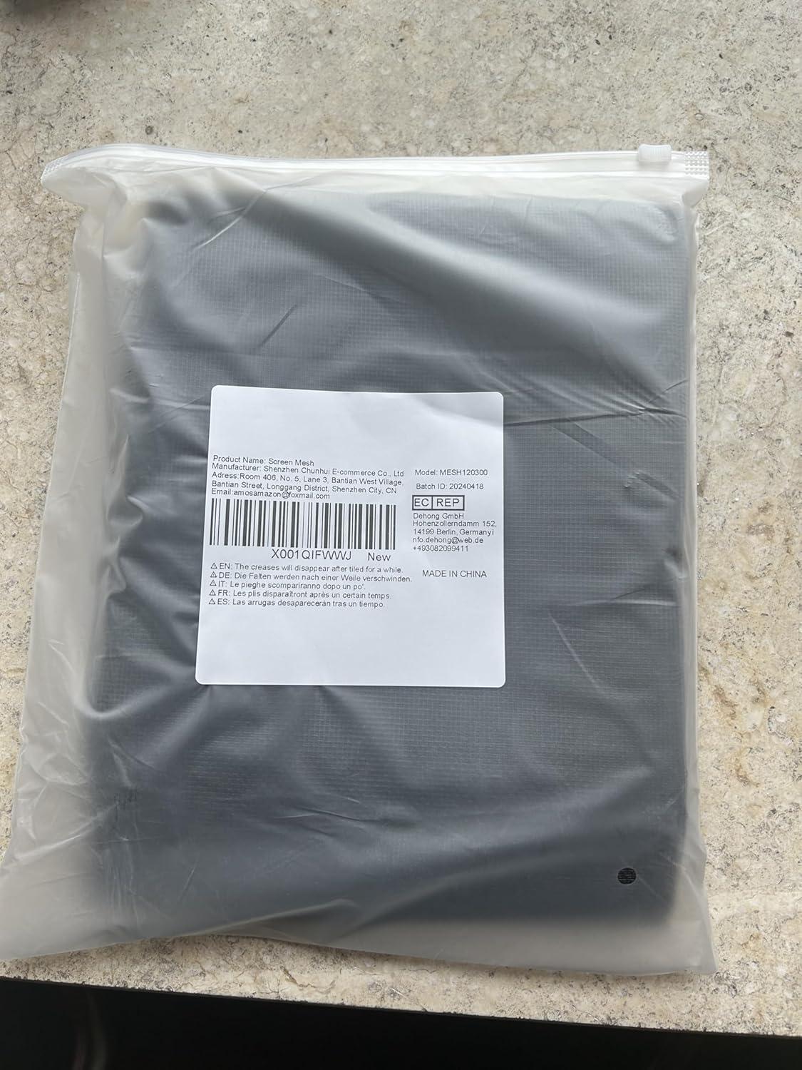 Window And Screen Door Replacement, 48" X 115" Durable Fiberglass Screen Grid - Patio And Window Screen And Sliding Screen Door Repair