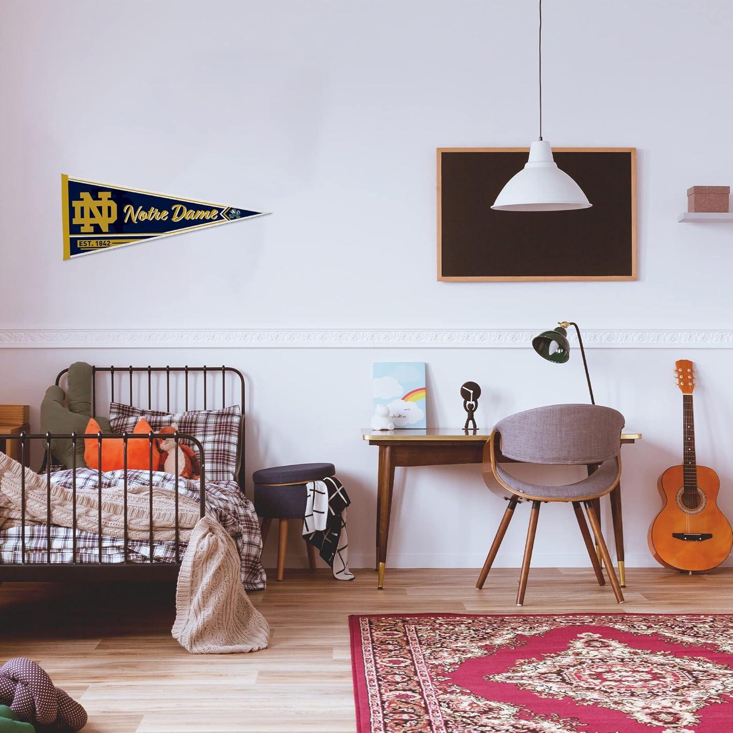 Notre Dame Fighting Irish Blue and Gold Felt Pennant