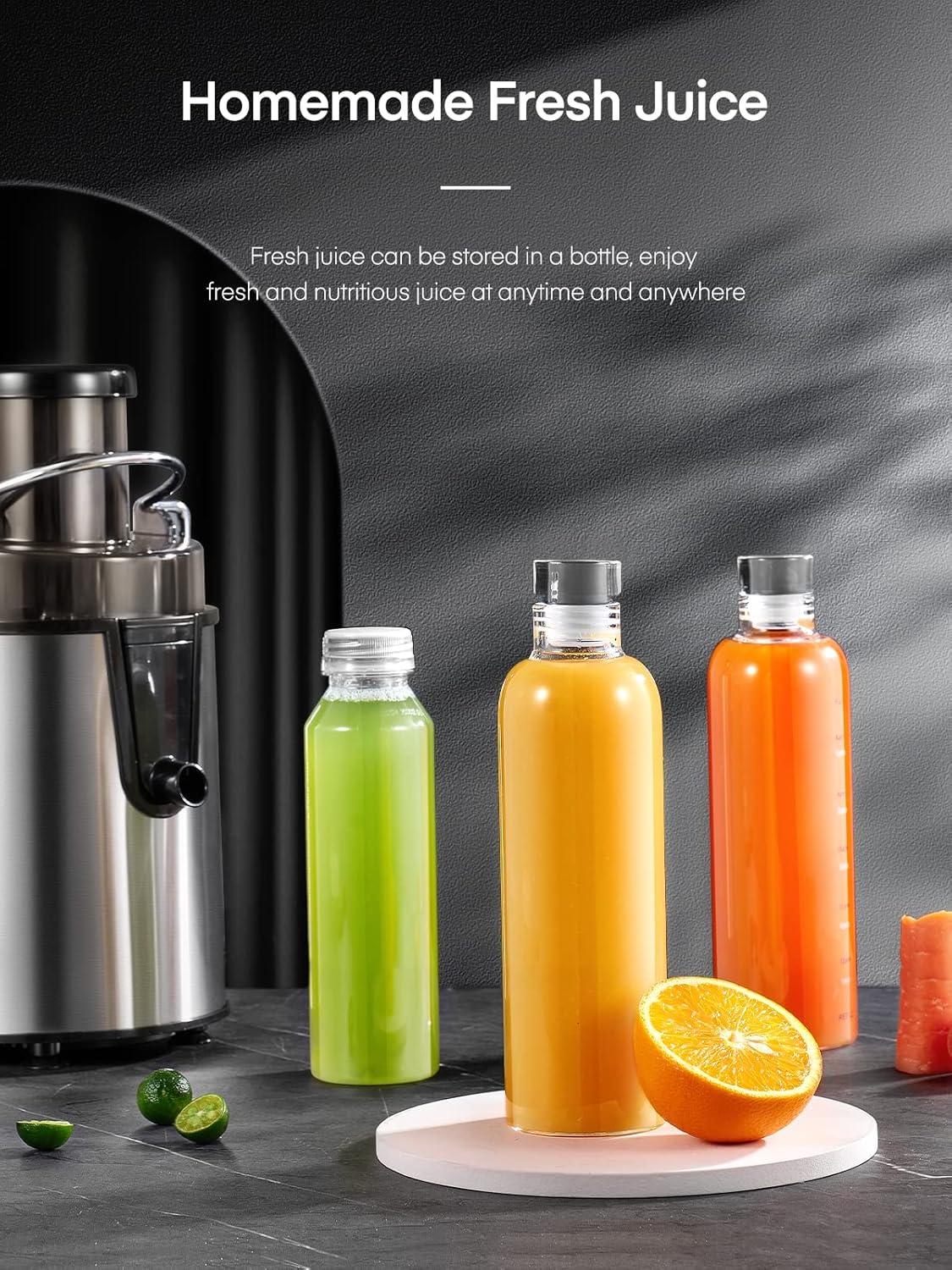 Aiheal Juicer Machines Upgraded 400W Motor,Cleaning Brush and Recipe Included with 3 Speed Control