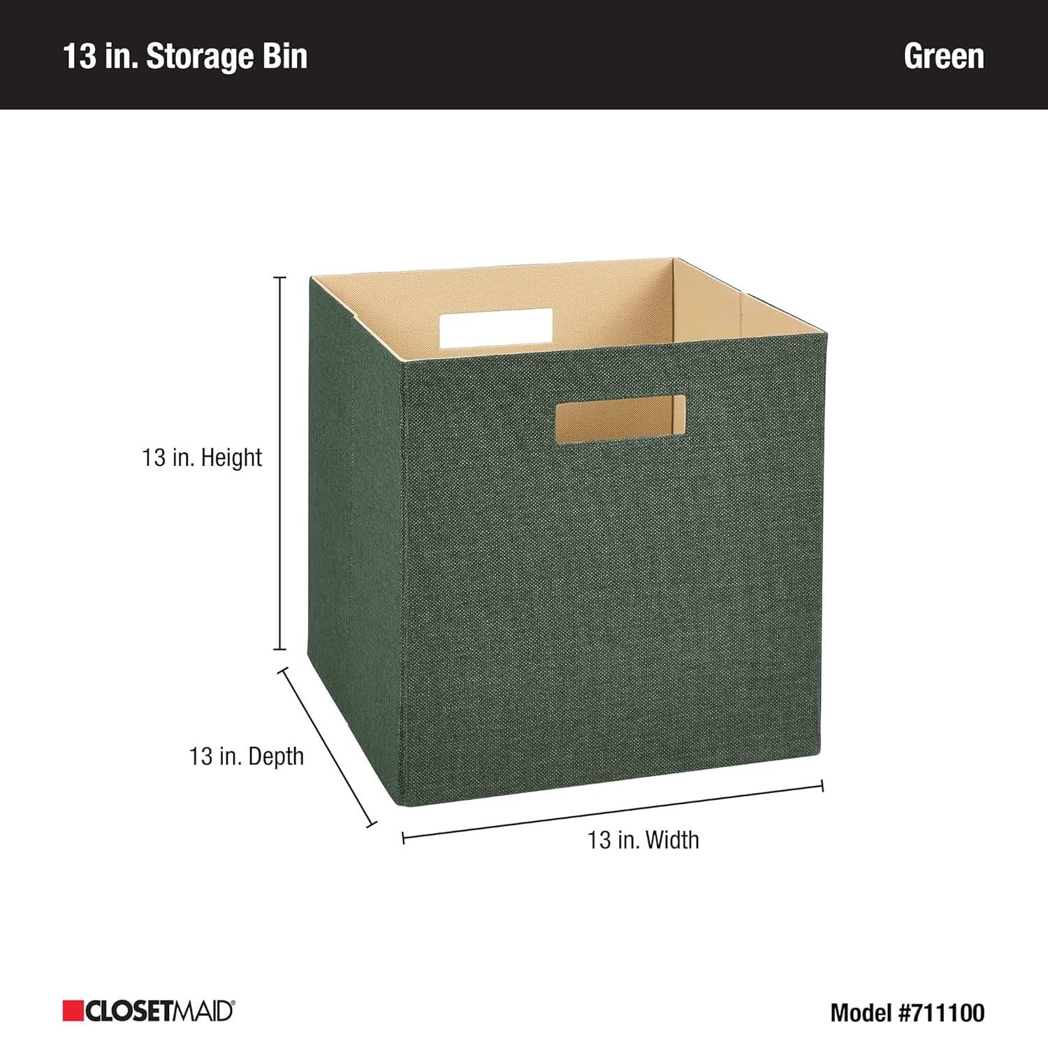 ClosetMaid Decorative Storage Fabric Bin