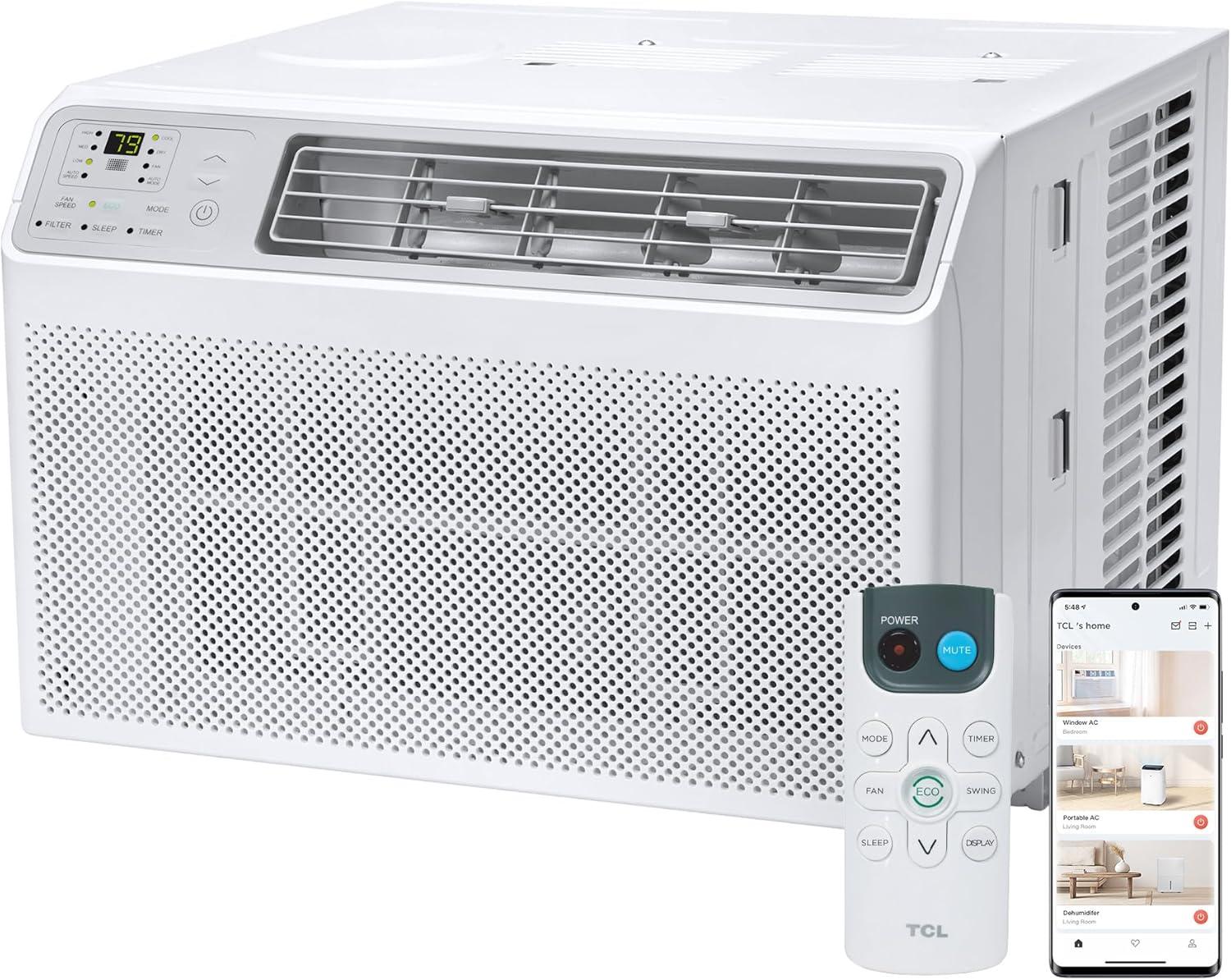 TCL TCL 8000 BTU Wi-Fi Connected Window Air Conditioner with Remote Included