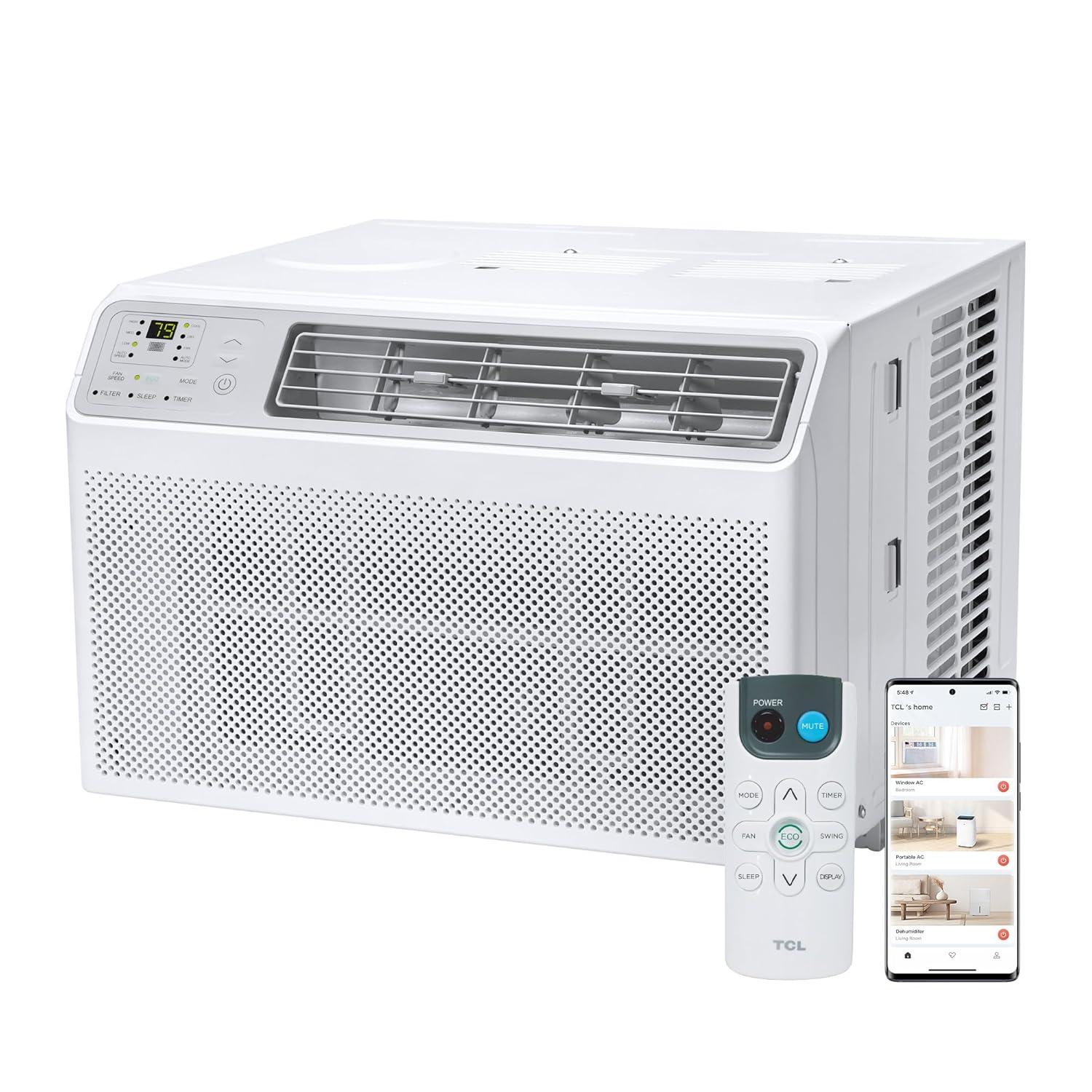 TCL TCL 8000 BTU Wi-Fi Connected Window Air Conditioner with Remote Included