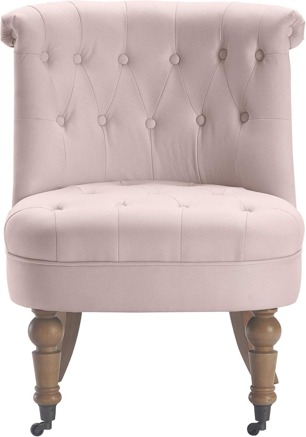 Elmhurst Tufted Accent Chair Blush Pink - Finch