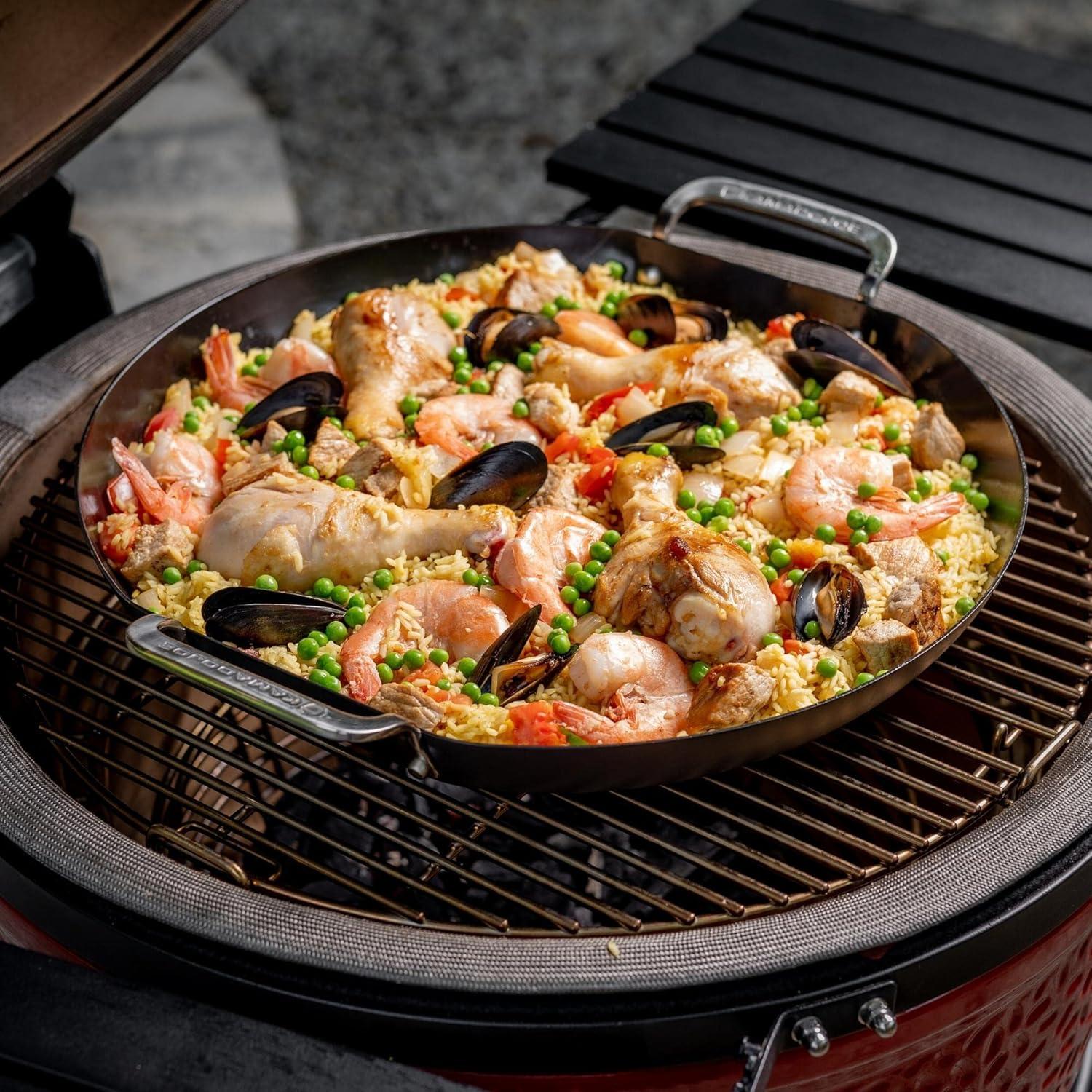 Karbon Steel™ Carbon Steel Paella Pan for Classic Joe™ and Big Joe™ Grills