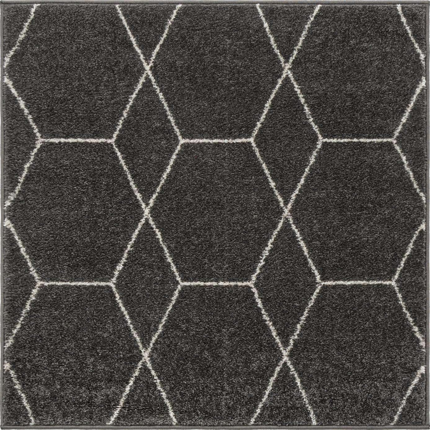 Unique Loom Trellis Frieze Geometric Trellis Indoor Woven Area Rug