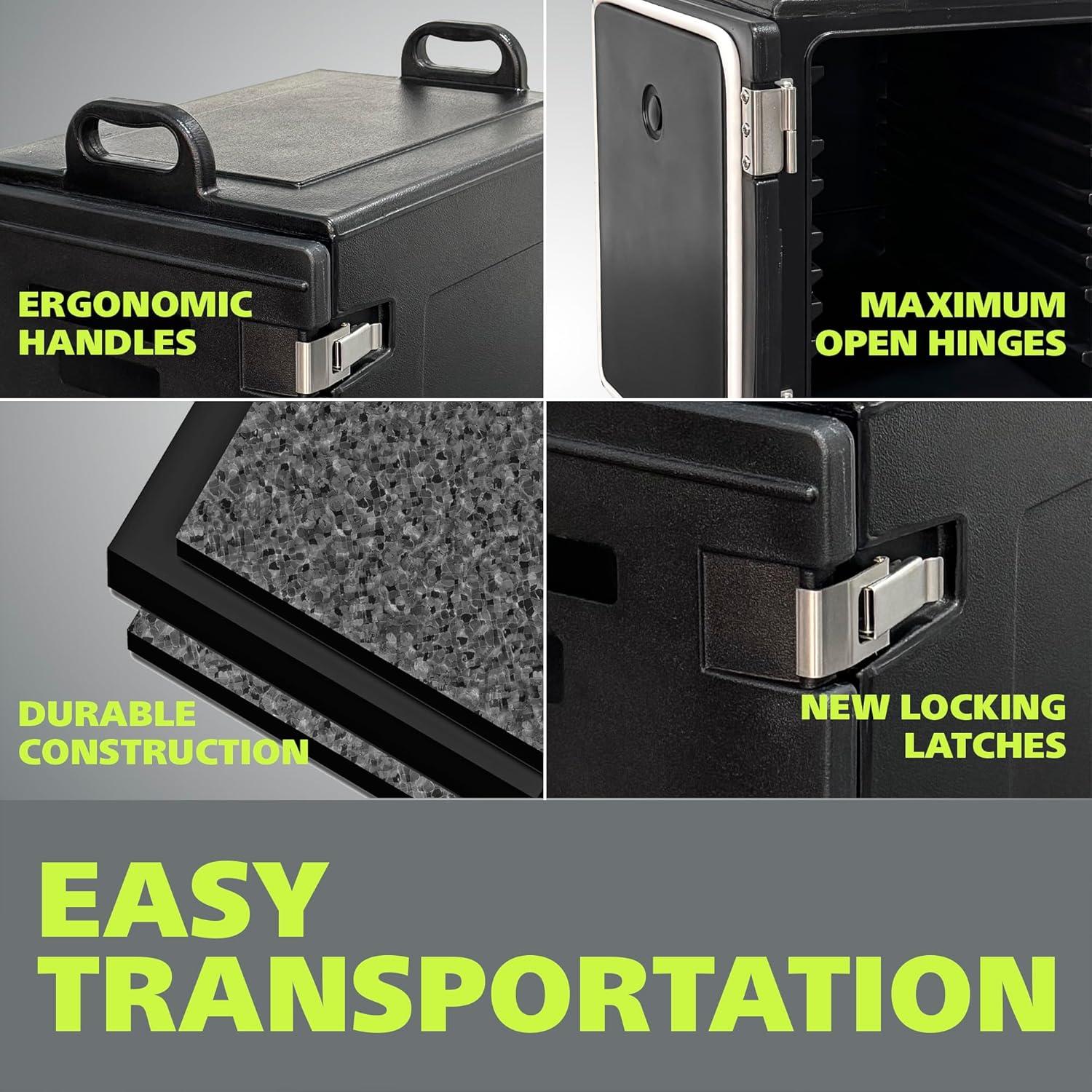 Pearington 81 Quart Polyurethane End-Loading Insulated Food Carrier