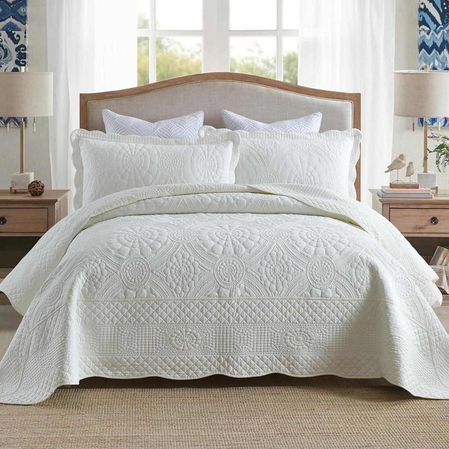 Tfshasta Cotton Twill Patchwork Quilt Set