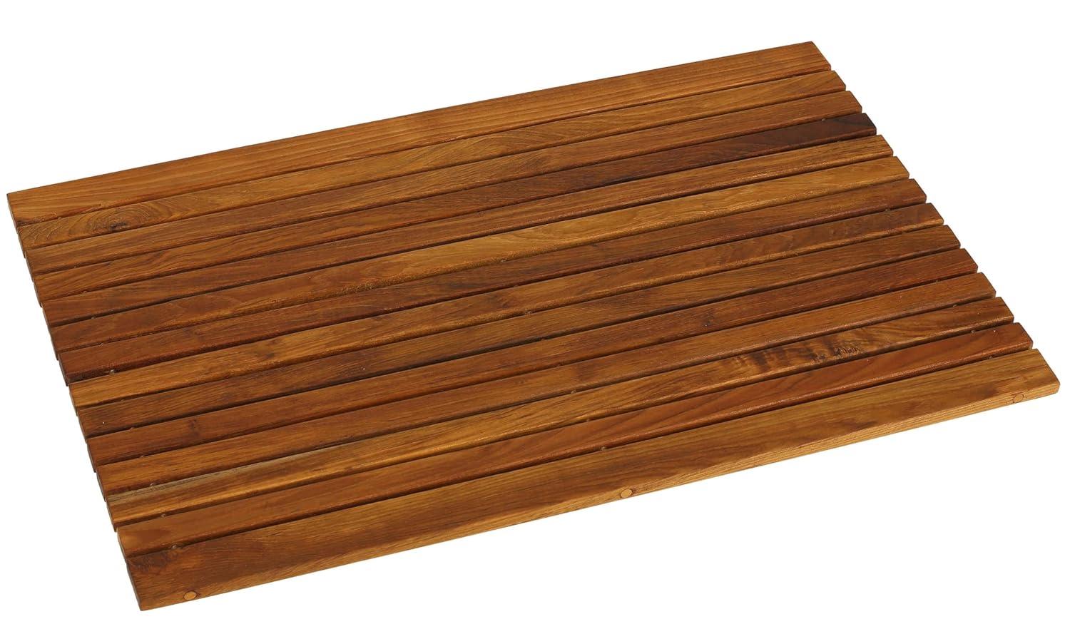 Union Rustic Chatillon Teak Bath Mat