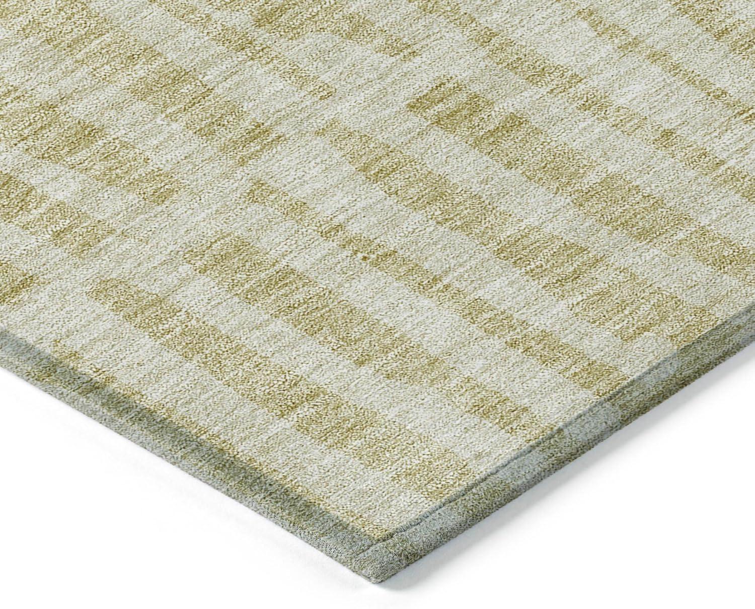 Beige Rectangular Synthetic Flat Woven Indoor Outdoor Rug