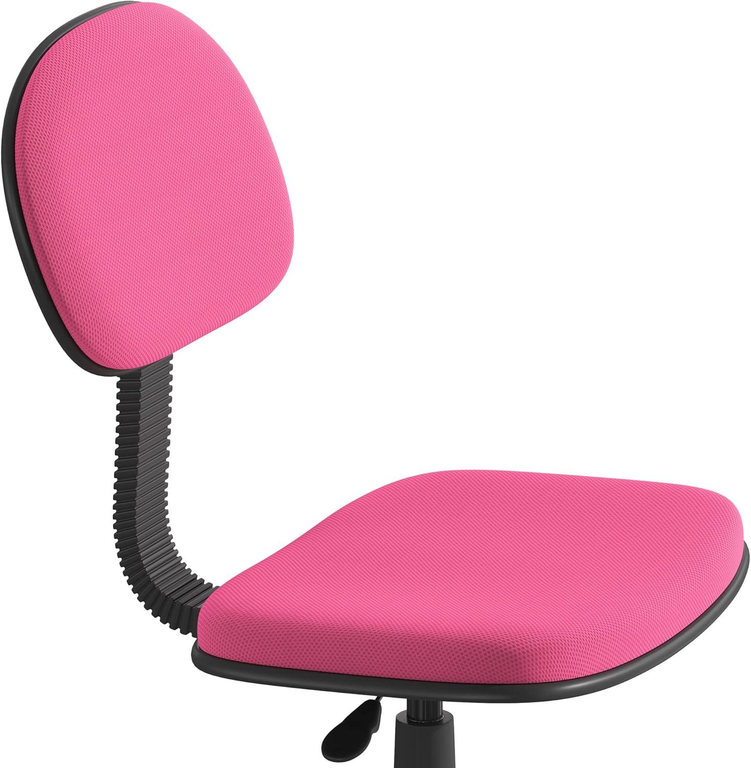 Dark Pink Mesh Low Back Swivel Task Chair