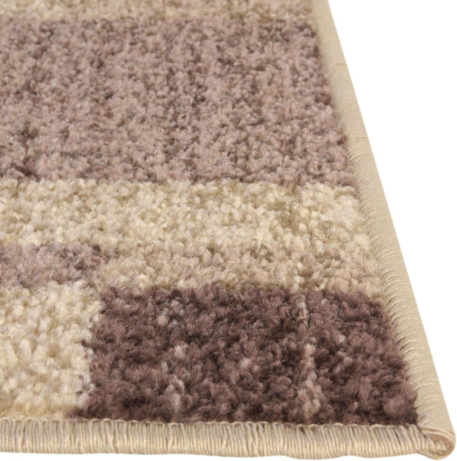 Unique Loom Autumn Collection Area Rug - Providence (5' 1" x 8' Rectangle Light Brown/Brown)