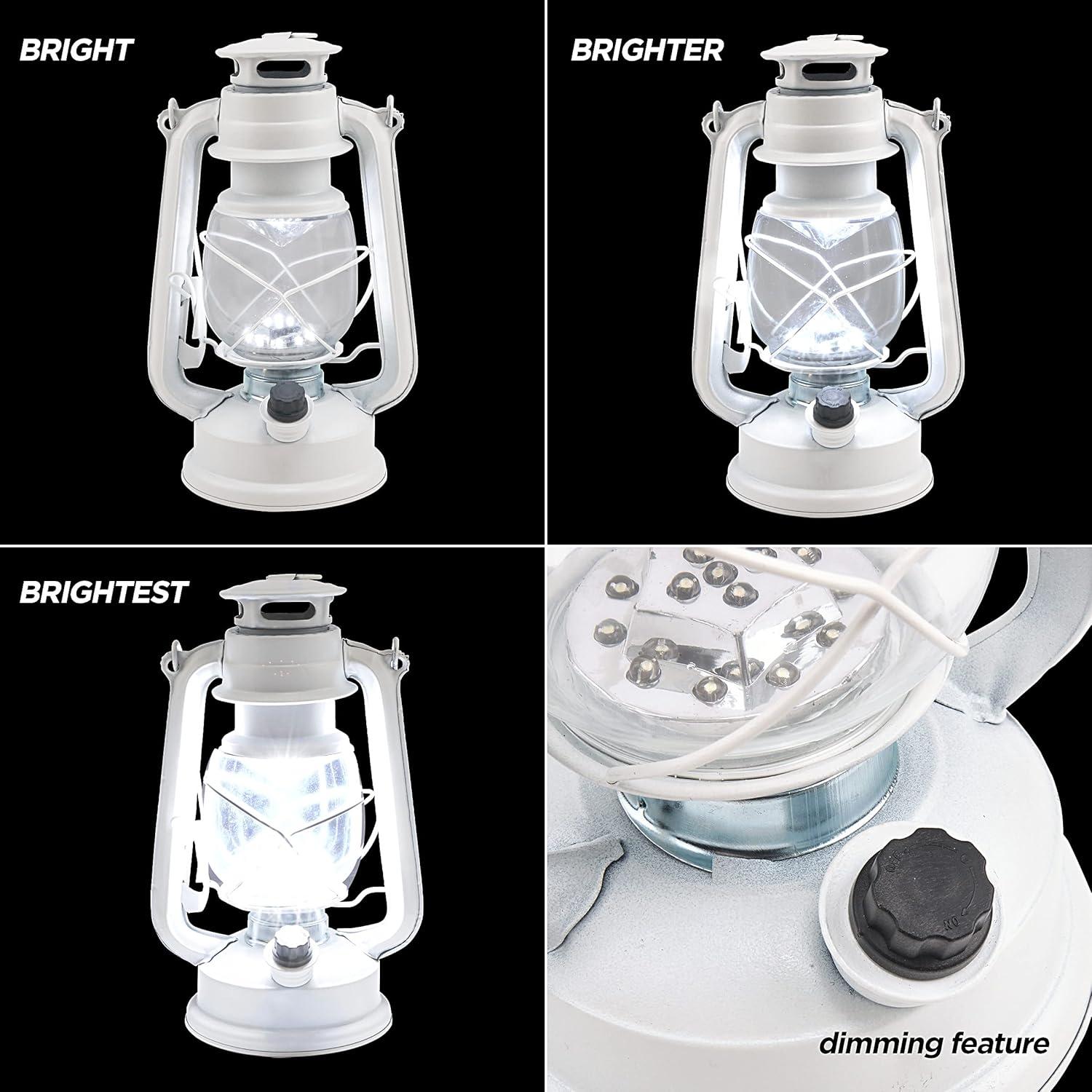 Alpine 10'' Battery Powered Integrated LED Outdoor Lantern