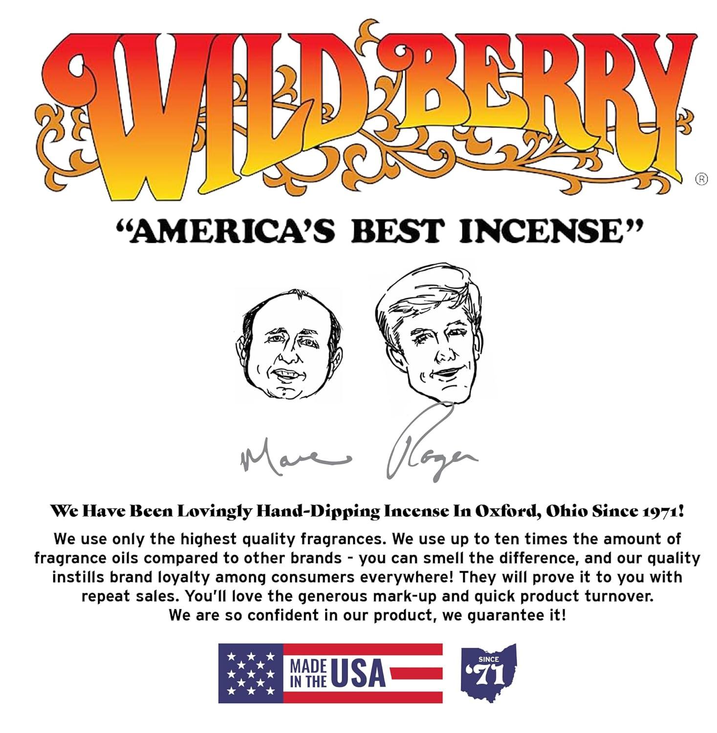 Wildberry Incense Sticks, 100 Sticks - Fairy Dust