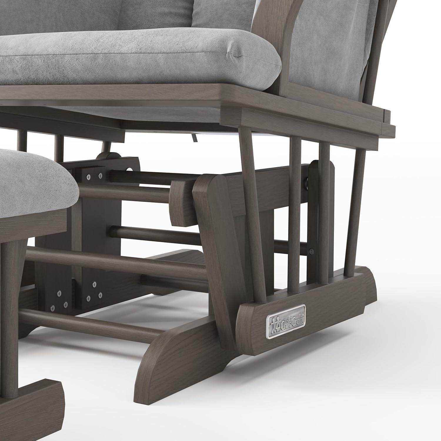 Child Craft Cozy Glider Rocker and Ottoman